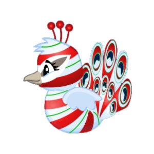 Candycane Peacock